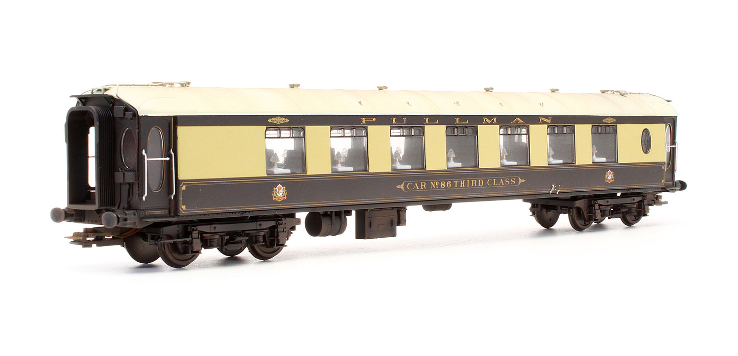 Pre-Owned R4512 Brighton Belle Car Trailer 3rd 'Car Number 86 Third Class' - Custom Weathered
