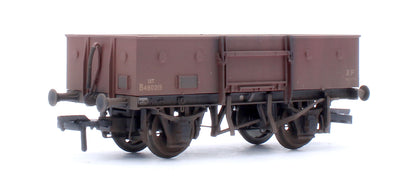 Pre-Owned 13T High Sided Open Wagon BR Bauxite (Late) No.B480215 - Weathered