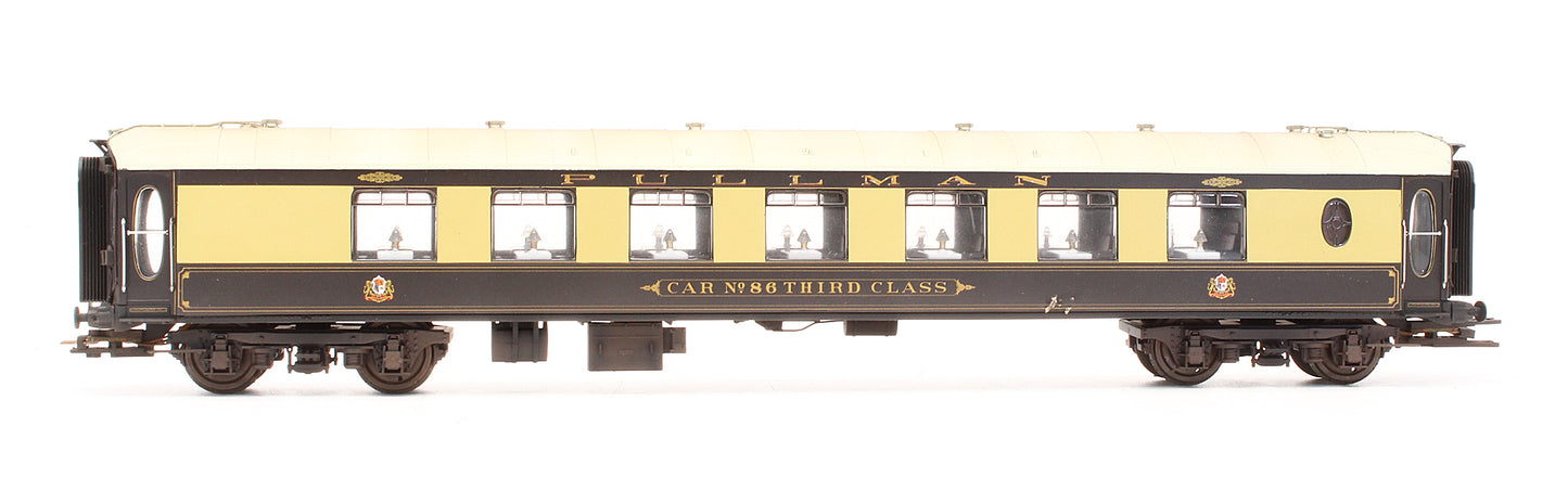 Pre-Owned R4512 Brighton Belle Car Trailer 3rd 'Car Number 86 Third Class' - Custom Weathered