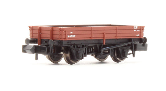 Pre-Owned 3 Plank Wagon BR Bauxite (Early) 'M471917'