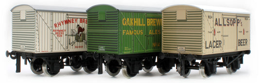 G/2-BV14 Set of 3 Private Owner Beer Wagons - Allsopps, Rhymney Brewery, Oak Hill Brewery