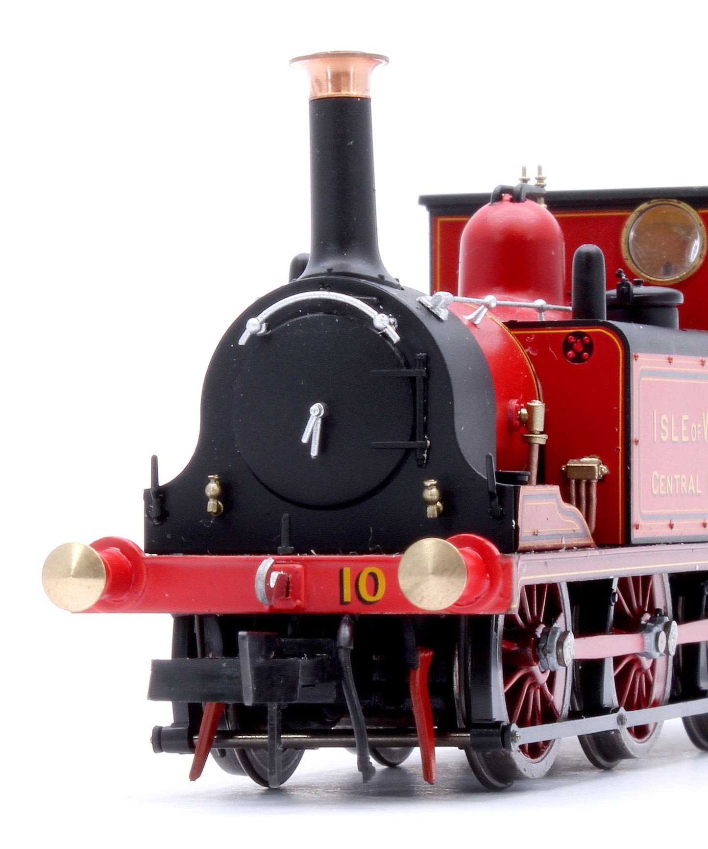 Class A1 Terrier 0-6-0T Isle of Wight Central Railway Red '10' Steam Locomotive - DCC Sound