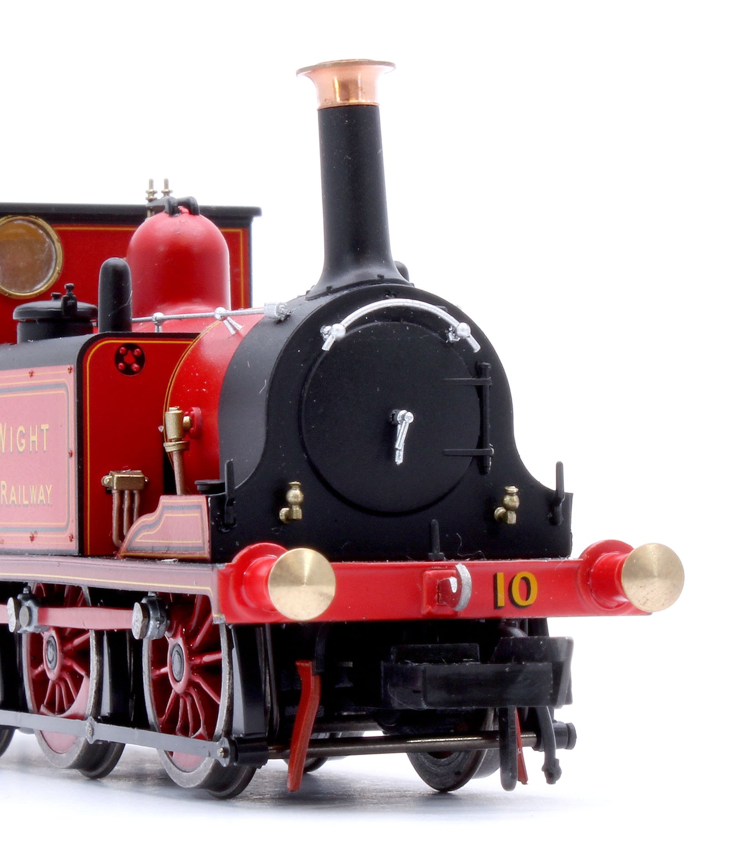 Class A1 Terrier 0-6-0T Isle of Wight Central Railway Red '10' Steam Locomotive - DCC Sound