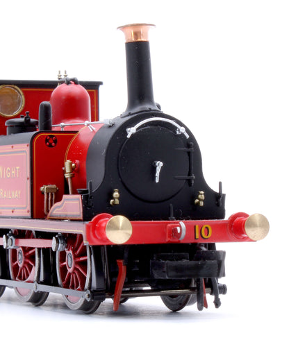 Class A1 Terrier 0-6-0T Isle of Wight Central Railway Red '10' Steam Locomotive - DCC Sound