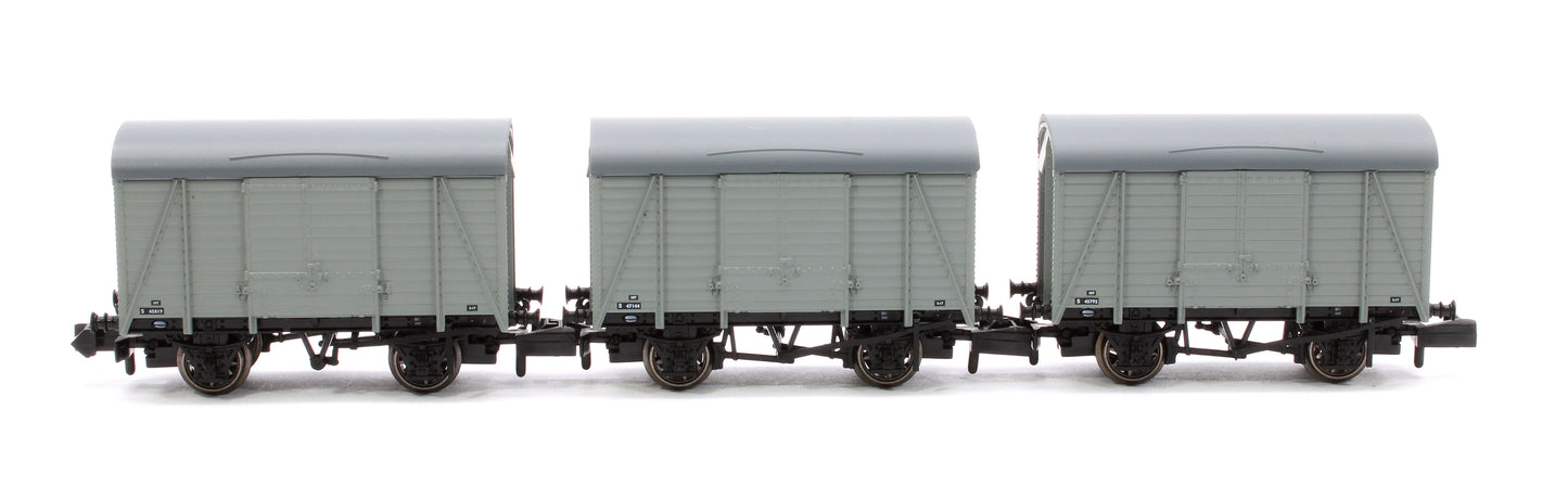 SECR Wagons Pack 4 - BR Livery 10t Covered Vans (Dia.1426)