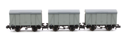 SECR Wagons Pack 4 - BR Livery 10t Covered Vans (Dia.1426)