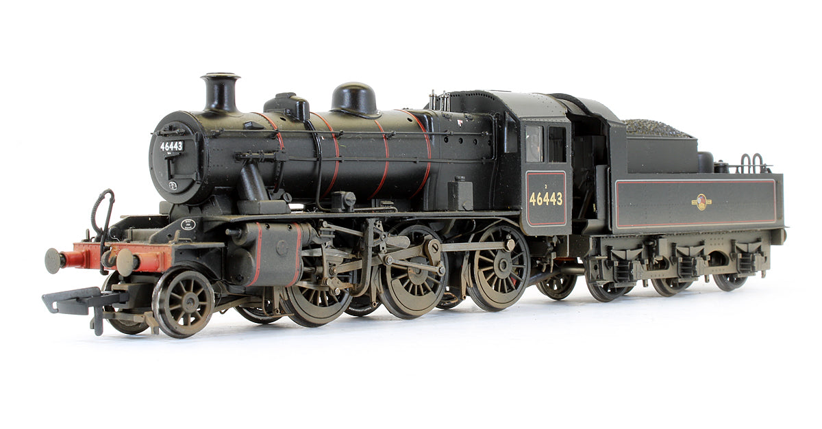 Pre-Owned Ivatt Class 2MT '46443' BR Lined Black Late Crest Steam Locomotive (Weathered) Exclusive Edition