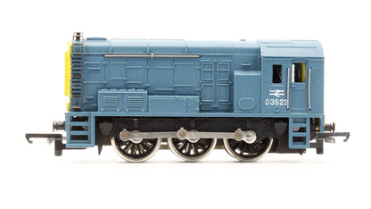 Pre-Owned BR Blue Class 08 'D3523' Diesel Shunter Locomotive - Non Powered