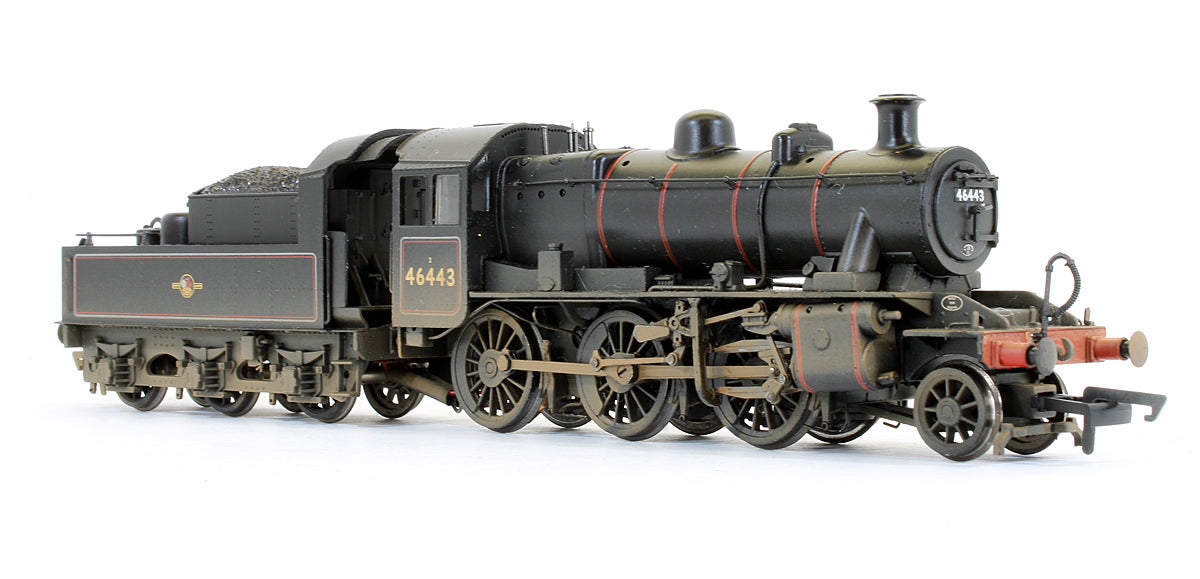 Pre-Owned Ivatt Class 2MT '46443' BR Lined Black Late Crest Steam Locomotive (Weathered) Exclusive Edition