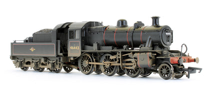Pre-Owned Ivatt Class 2MT '46443' BR Lined Black Late Crest Steam Locomotive (Weathered) Exclusive Edition