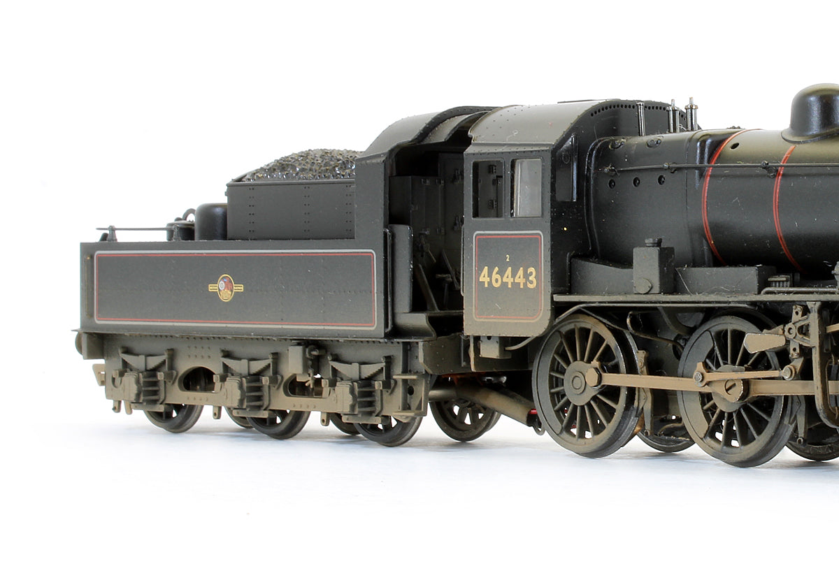Pre-Owned Ivatt Class 2MT '46443' BR Lined Black Late Crest Steam Locomotive (Weathered) Exclusive Edition