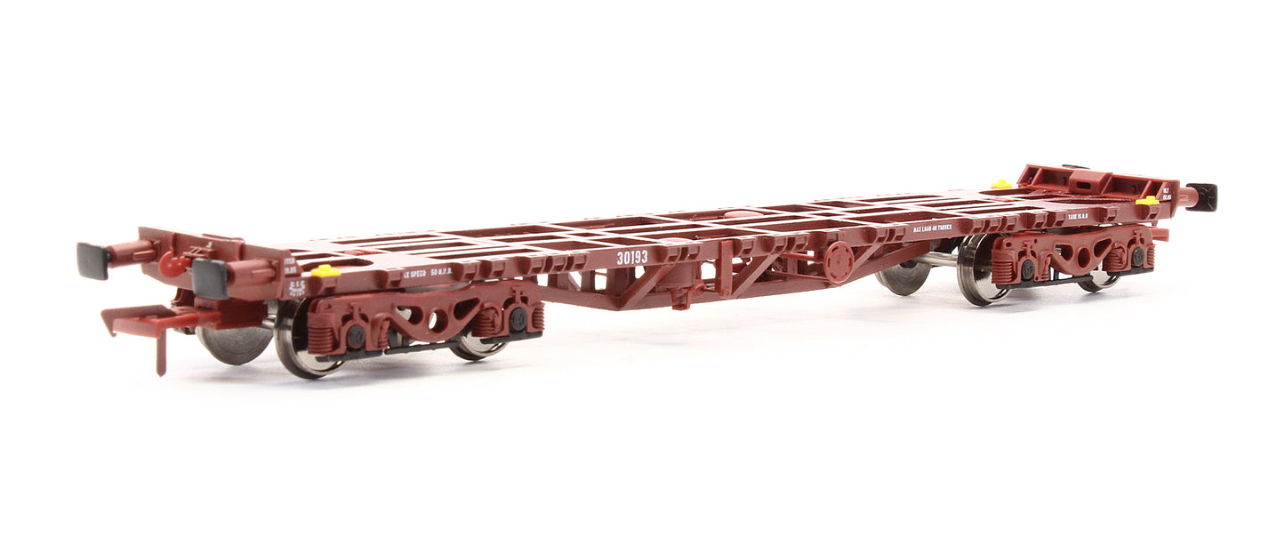 Pre-Owned IRM1061-CT CIE / IR 42ft Bogie Flat Wagons - Set of 2