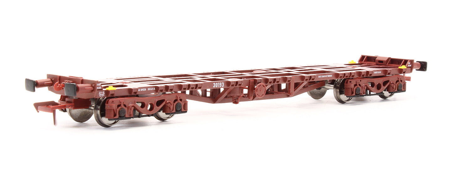Pre-Owned IRM1061-CT CIE / IR 42ft Bogie Flat Wagons - Set of 2