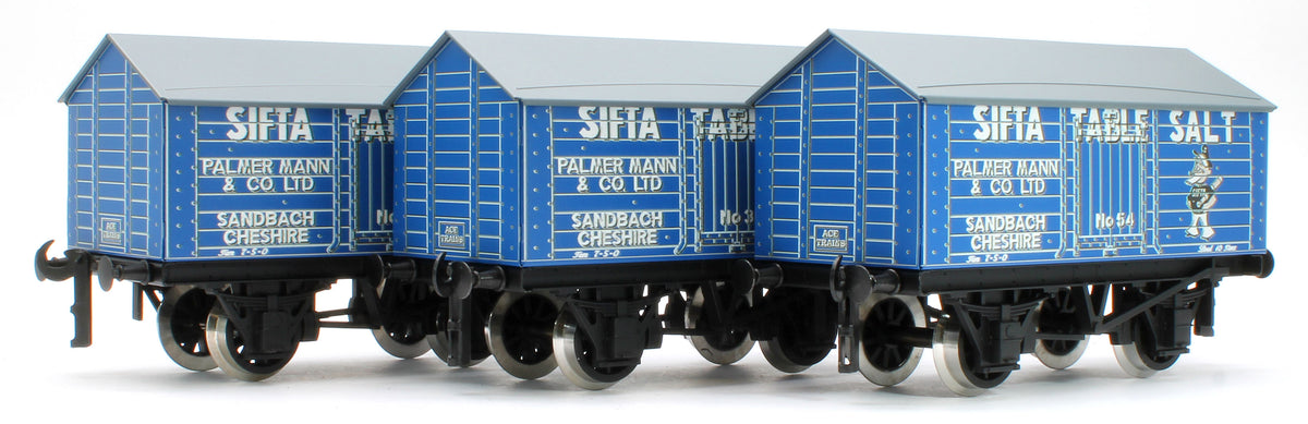 G/6-SV7 Set of 3 "Sifta Salt" Private Owner Salt Wagons - No. 28, 39, 54 - Set 7