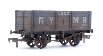 Pre-Owned N.Y.M.R Grey Loco 7 Plank Wagon No.454491 - Weathered