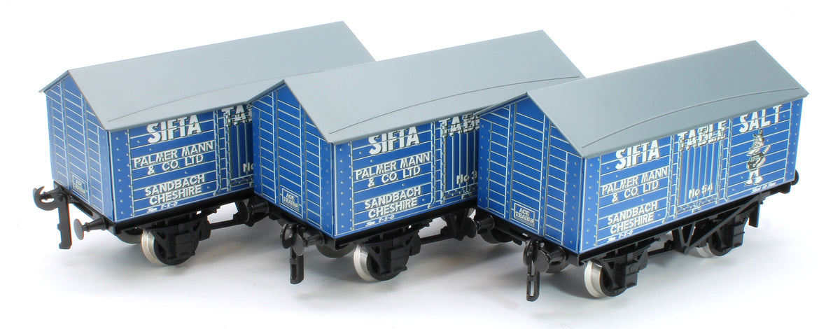 G/6-SV7 Set of 3 "Sifta Salt" Private Owner Salt Wagons - No. 28, 39, 54 - Set 7