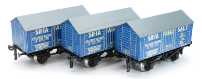 G/6-SV7 Set of 3 "Sifta Salt" Private Owner Salt Wagons - No. 28, 39, 54 - Set 7