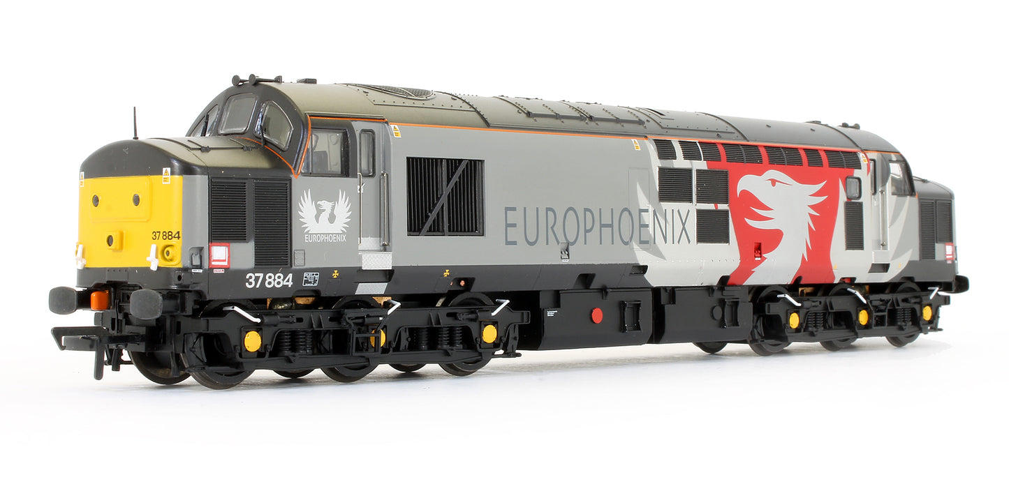 Pre-Owned 32-393DS Class 37/7 37884 Europhoenix Diesel Locomotive (DCC Sound Fitted)