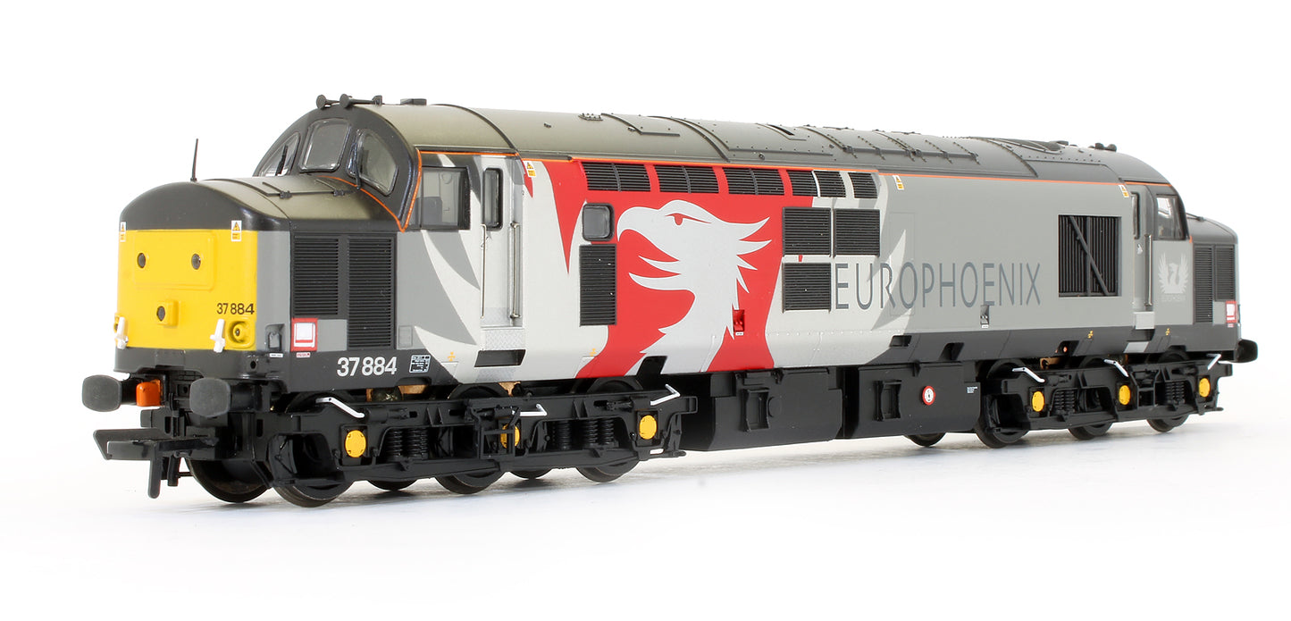 Pre-Owned 32-393DS Class 37/7 37884 Europhoenix Diesel Locomotive (DCC Sound Fitted)