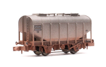 Pre-Owned Bulk Grain Hopper BR Grey No.8885325 - Weathered