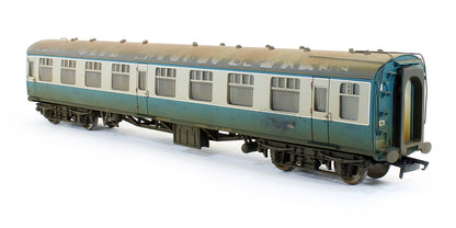 Pre-Owned 39-001 BR MK1 SK Coach Twin Pack Works Test Train Blue & Grey (Weathered)