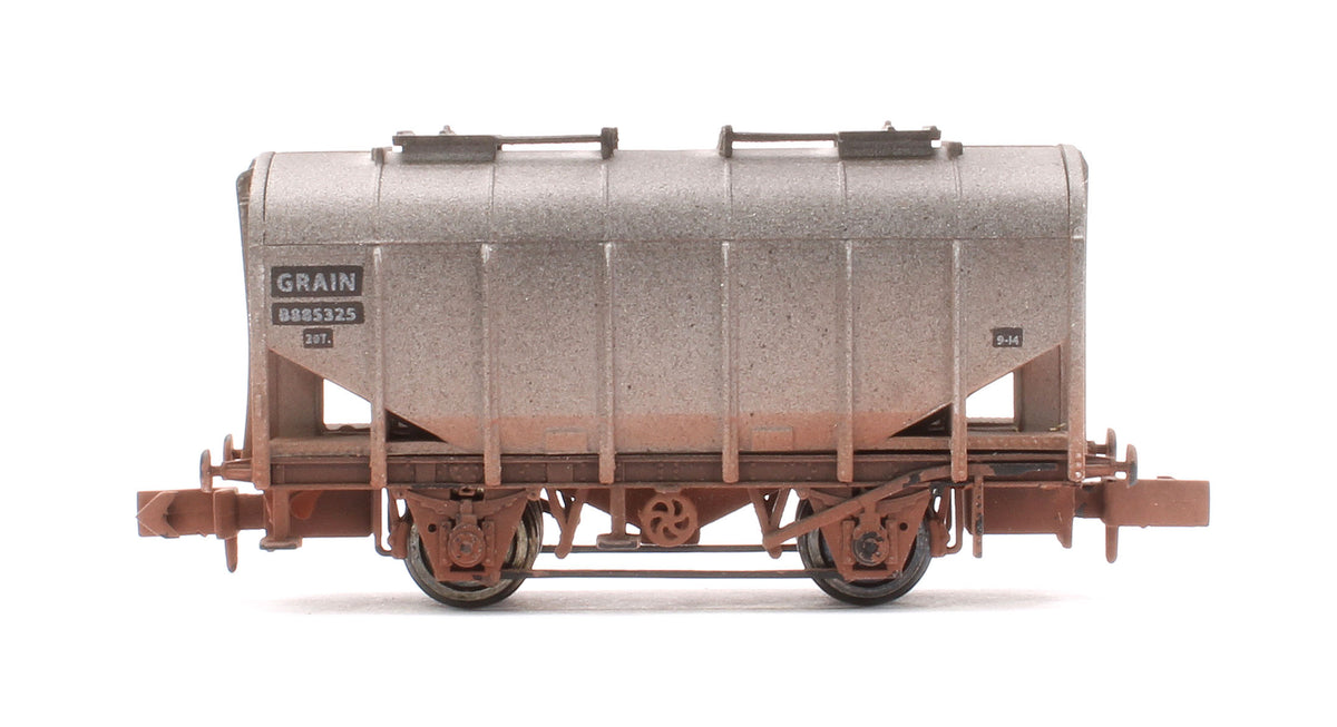 Pre-Owned Bulk Grain Hopper BR Grey No.8885325 - Weathered