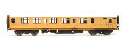 Pre-Owned LNER 63' Thompson Coach Teak Brake Composite (Dia 345) E1150 (Square Windows)