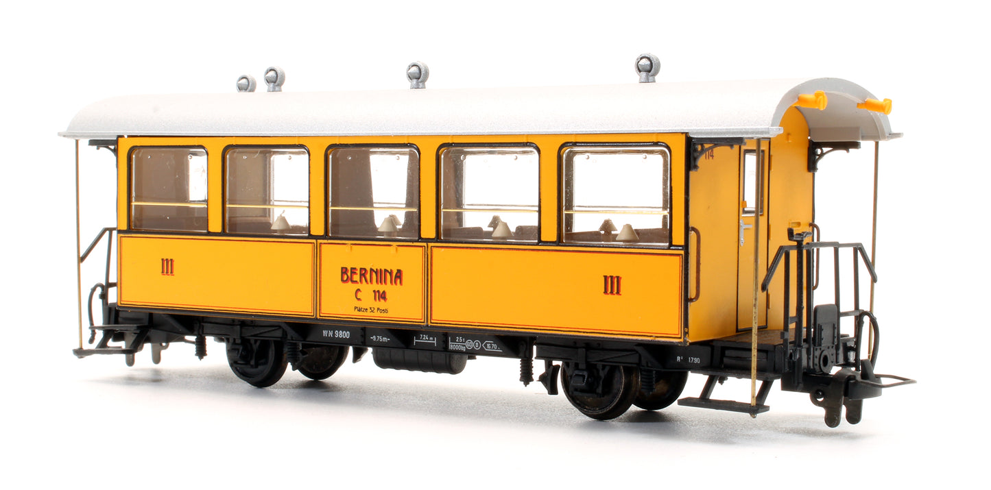 Pre-Owned RhB Historic Bernina 4 Wheel Coach 'C 114'