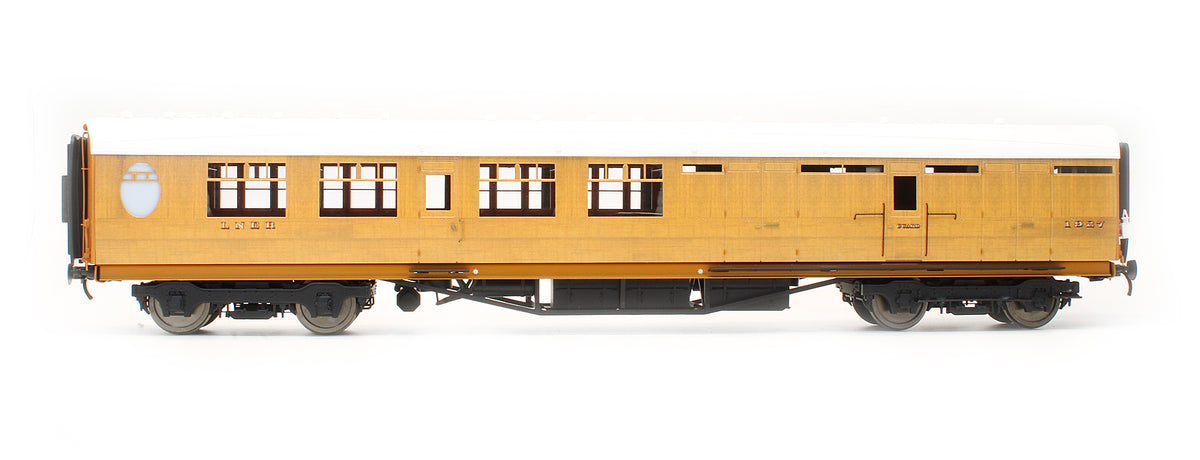 Pre-Owned LNER 63' Thompson Coach Teak Brake Third (Dia 346) E1927 (Square Windows)