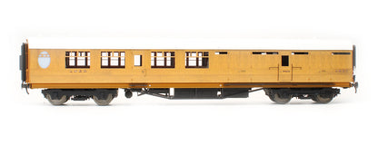 Pre-Owned LNER 63' Thompson Coach Teak Brake Third (Dia 346) E1927 (Square Windows)