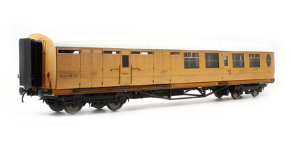 Pre-Owned LNER 63' Thompson Coach Teak Brake Third (Dia 346) E1927 (Square Windows)