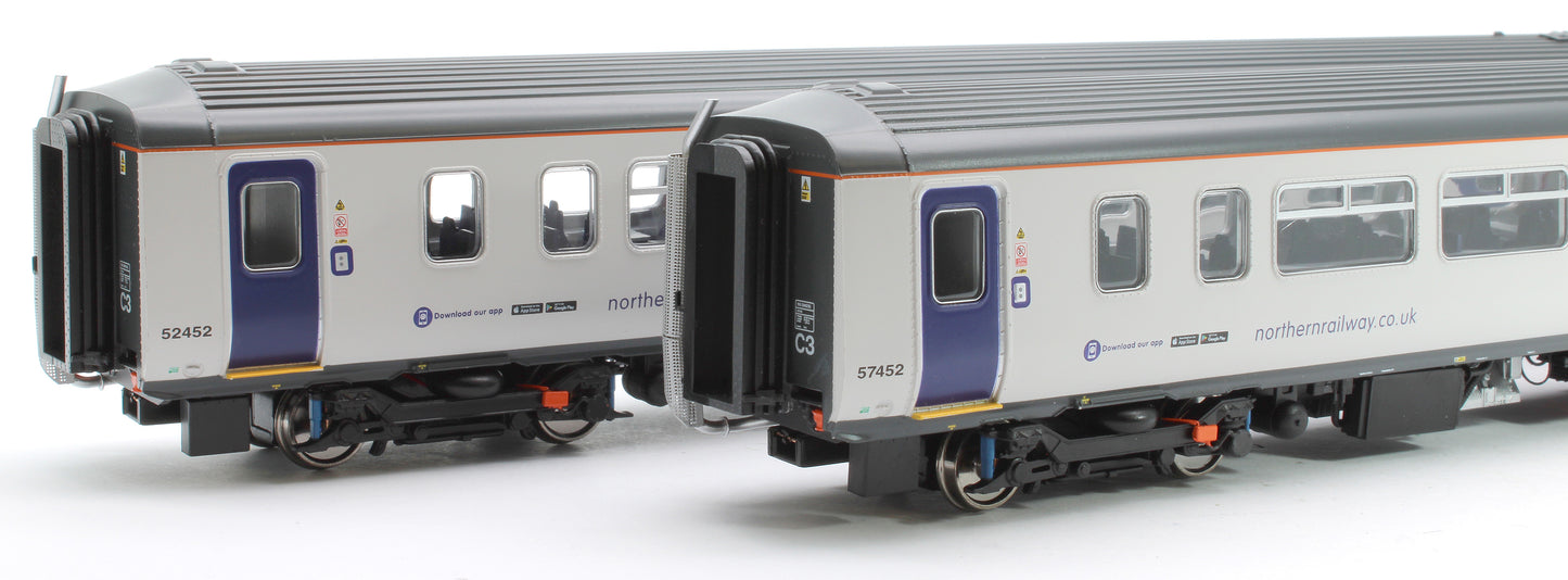 Class 156 Northern White Livery 2 Car DMU