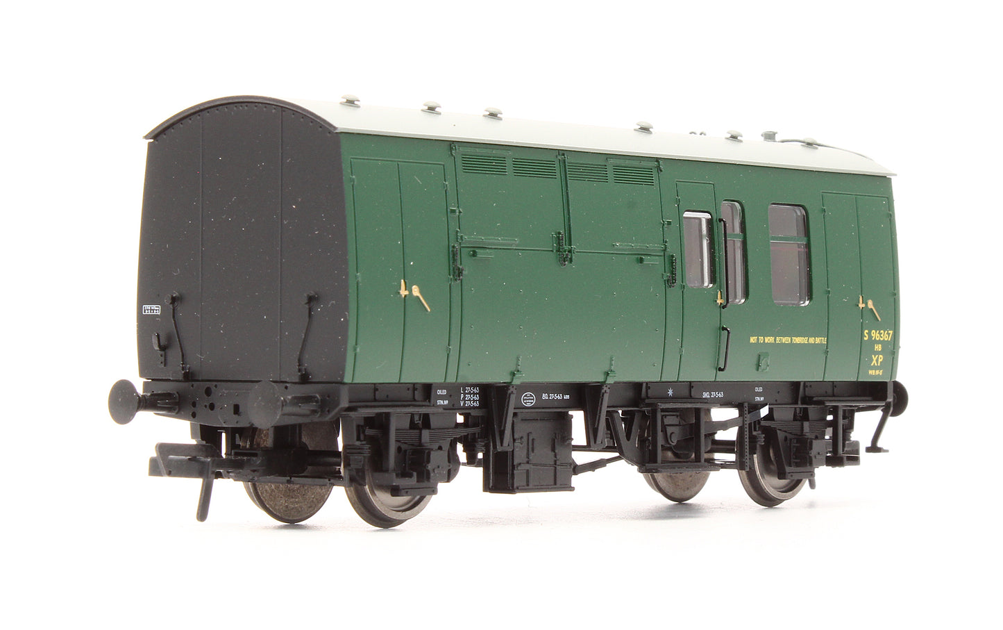 Pre-Owned 38-526 BR MK1 Horse Box Green (SR) 'S 96367'