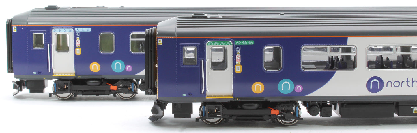 Class 156 Northern White Livery 2 Car DMU