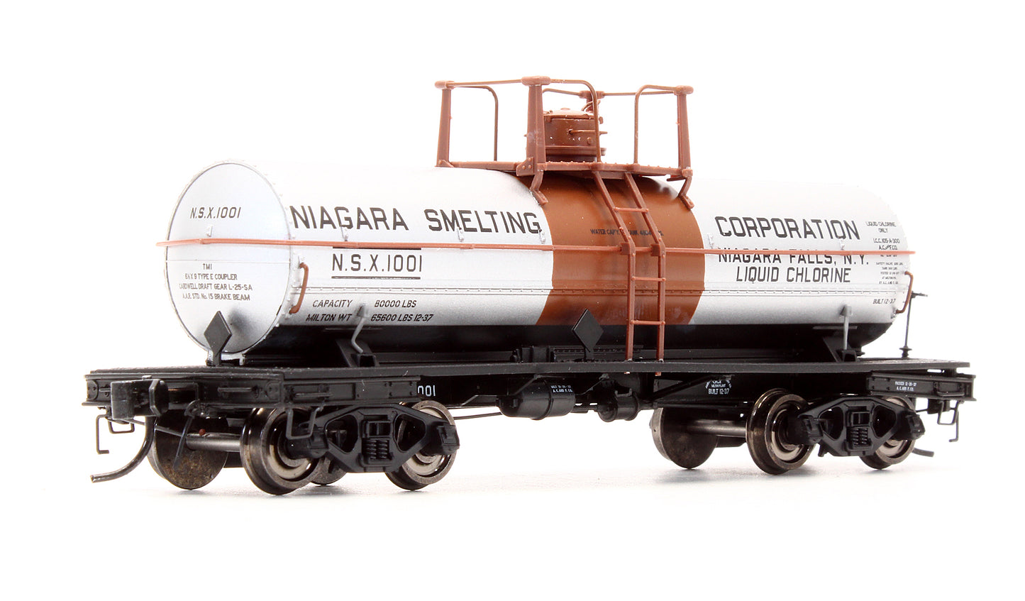 Pre-Owned 6176 6000 Gal Chlorine Tank Car Niagara Smelting Corp - Road #1001