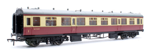 Pre-Owned 63' Thompson 1st/2nd Composite Coach BR Crimson & Cream 'W7028'