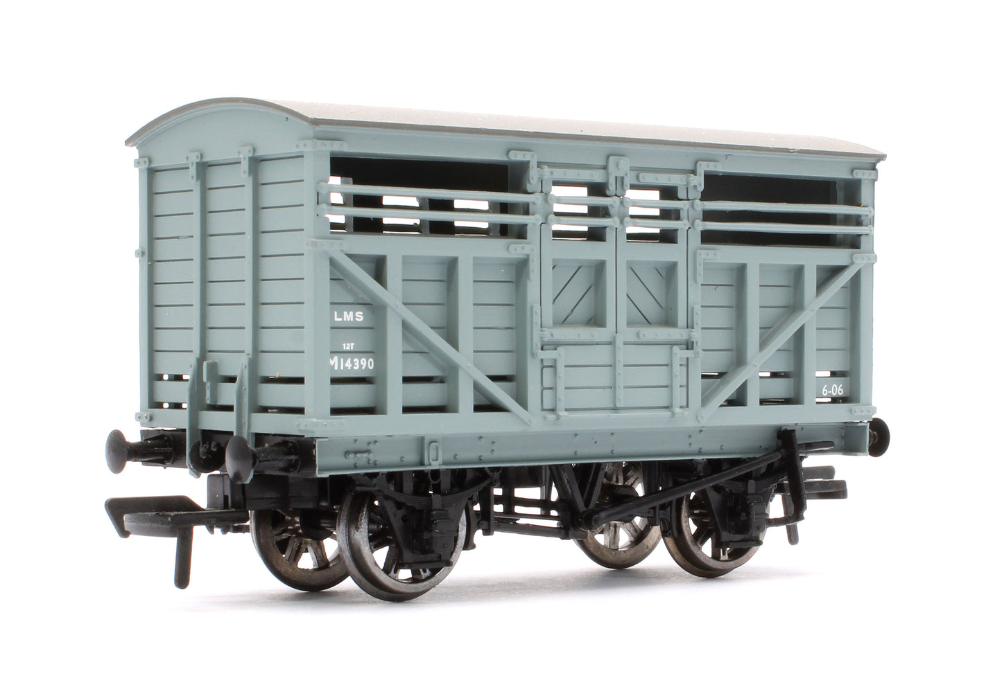 Pre-Owned 37-701 10T LMS Grey Cattle Wagon 'M14390'