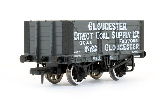 Pre-Owned 37-2022K 'Gloucester Direct Coal Supply Ltd' Grey 7 Plank Fixed End Wagon No.126 (Exclusive Edition)