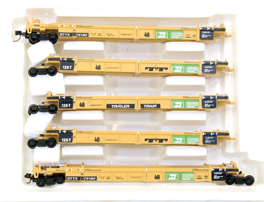 Pre-Owned 305' Thrall 5-Unit Articulated Double Stack Car Burlington Northern - Road #72180