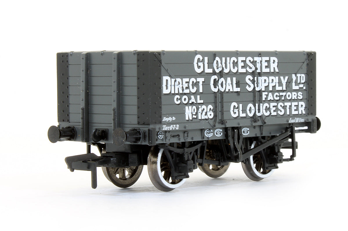 Pre-Owned 37-2022K 'Gloucester Direct Coal Supply Ltd' Grey 7 Plank Fixed End Wagon No.126 (Exclusive Edition)