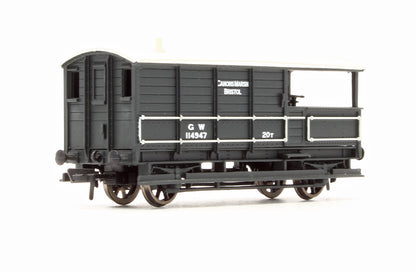 Pre-Owned 33-309 20 Ton Toad Brake Van GWR Grey No.114947