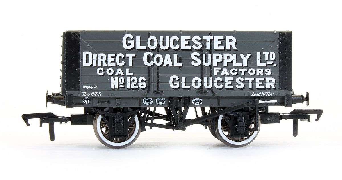 Pre-Owned 37-2022K 'Gloucester Direct Coal Supply Ltd' Grey 7 Plank Fixed End Wagon No.126 (Exclusive Edition)
