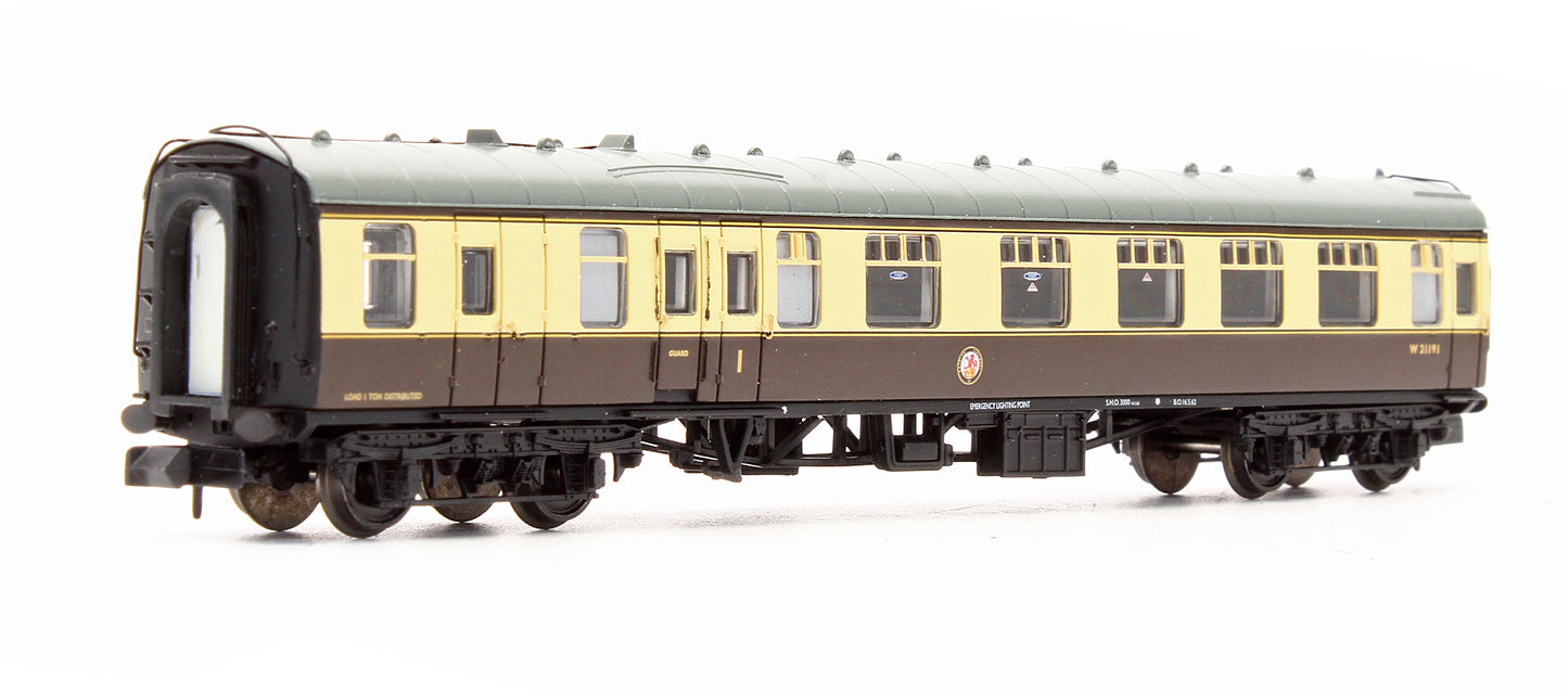 Pre-Owned 374-082A BR Mk1 BCK Brake Second Corridor Chocolate & Cream W 21191
