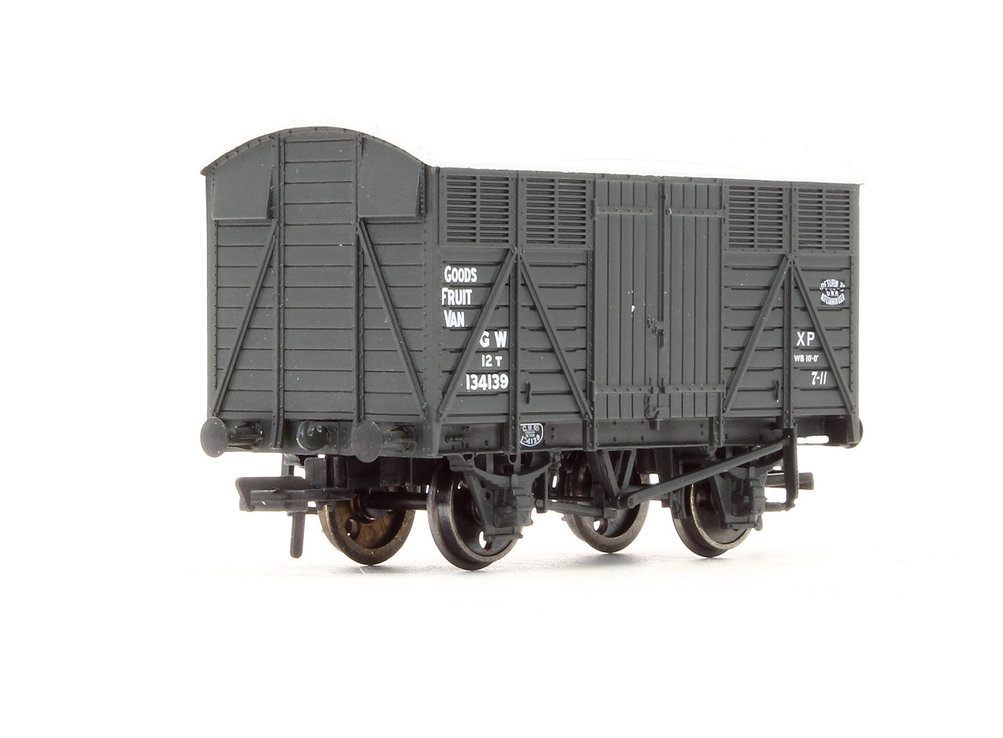 Pre-Owned 12 Ton fruit Van GWR Grey No.134139