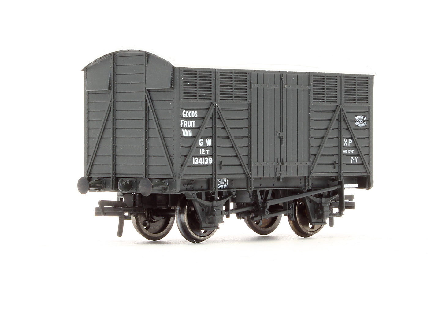 Pre-Owned 12 Ton fruit Van GWR Grey No.134139