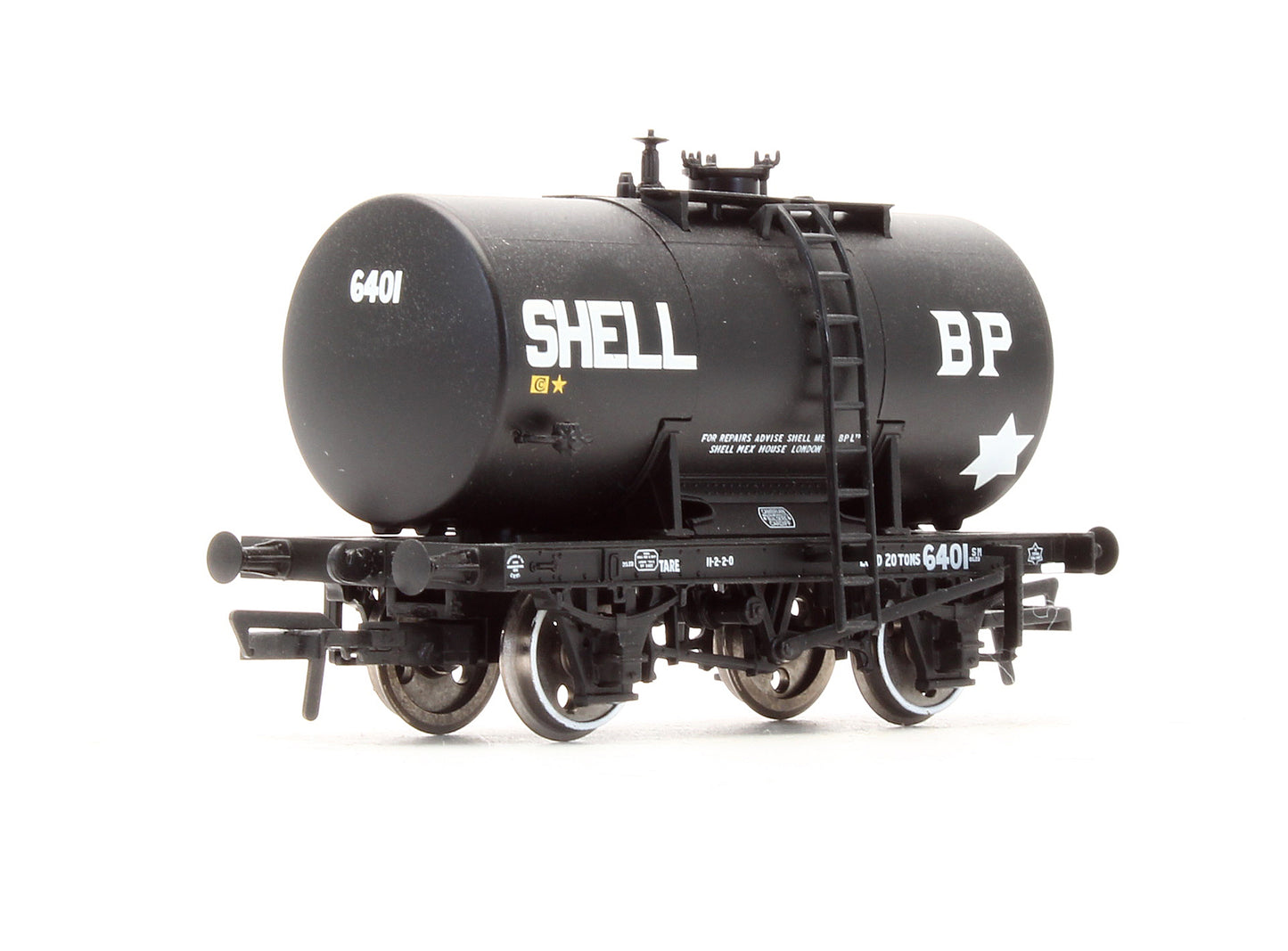 Pre-Owned 38-776 20 Ton Anchor-Mounted Tank Wagon 'Shell / BP'