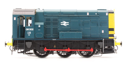 Pre-Owned 7D-008-006D Class 08 08202 BR Blue Diesel Shunter Locomotive - DCC Sound