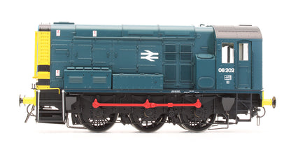 Pre-Owned 7D-008-006D Class 08 08202 BR Blue Diesel Shunter Locomotive - DCC Sound