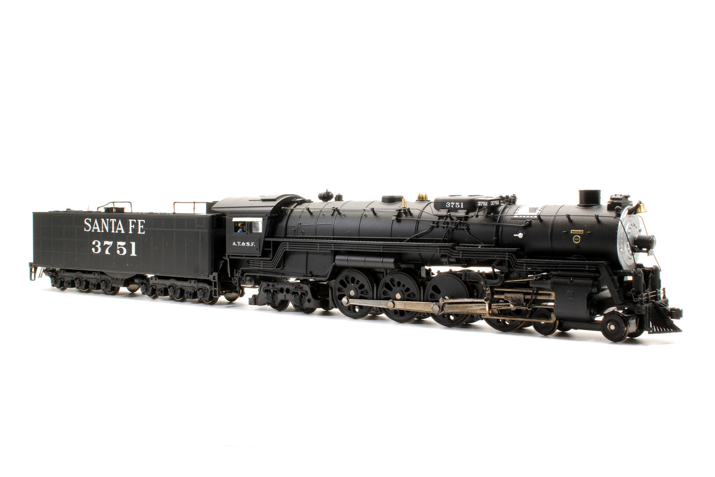 Pre-Owned ATSF Northern 4-8-4 Santa Fe Steam Locomotive - Road #3751 - DCC Sound
