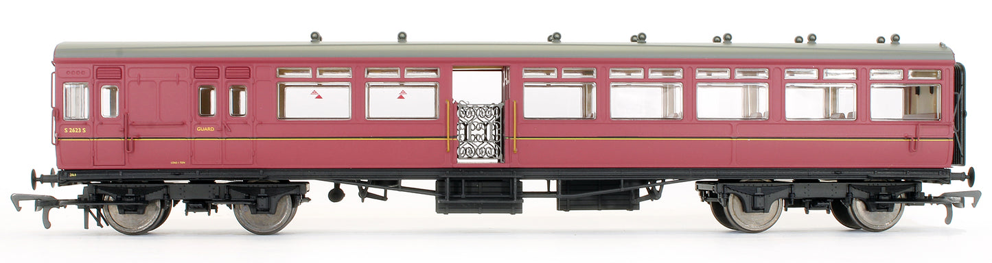 Pre-Owned LSWR Gate Stock BR Crimson Set 363